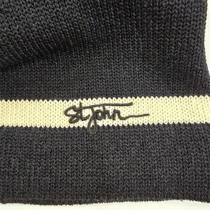 St. John Old Money Santana Knit Sleeveless Dress Womens Med Black Quiet Luxury